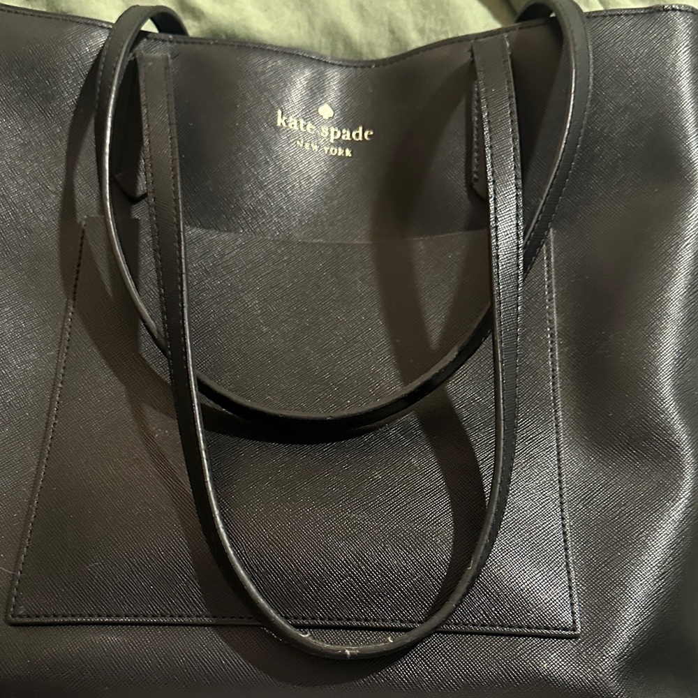 Kate Spade Black Saffiano Leather Tote